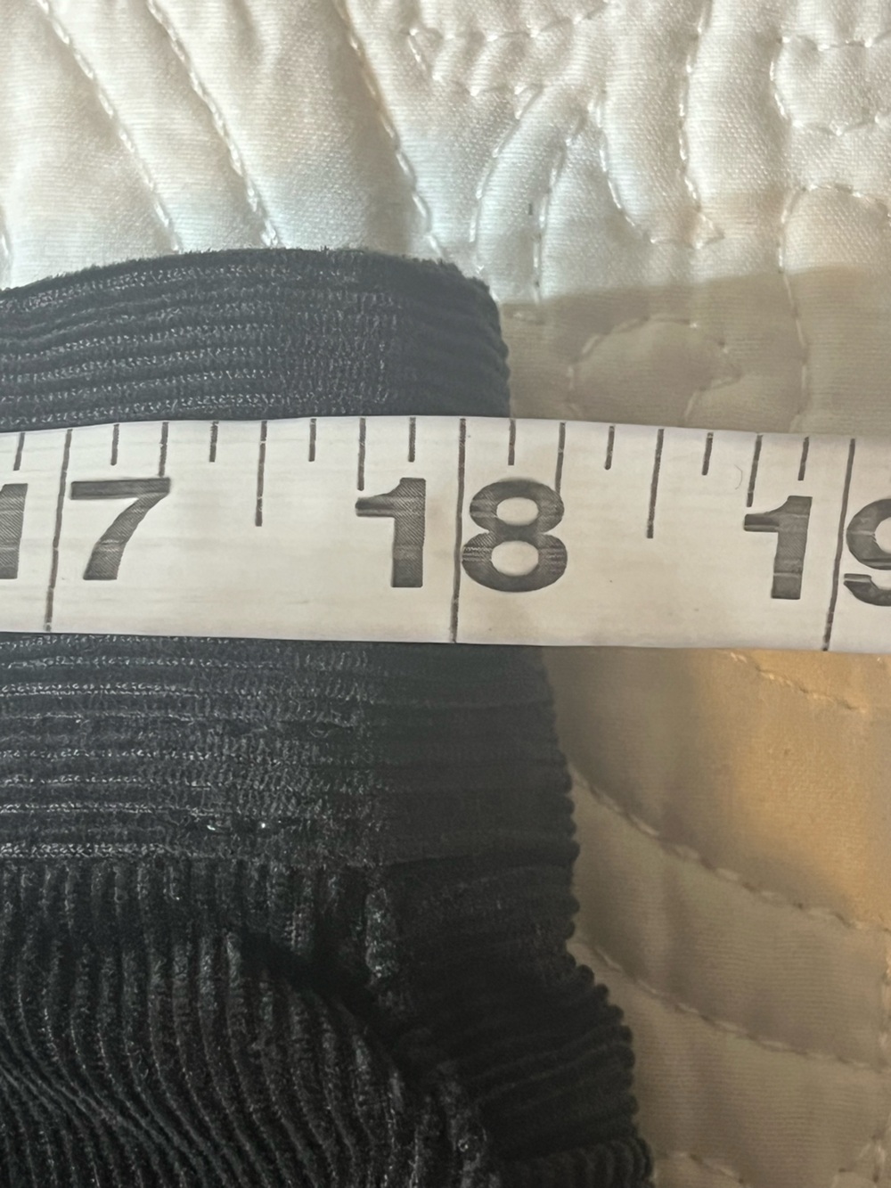 Ag Adriano Goldschmied  The Protege Straight Corduroy Jeans off-black, 36x30.75 - Picture 12 of 14